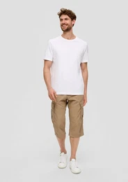 Bermudas Relaxed: Bermuda aus Canvas Garment Dye