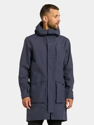 Didriksons Anorak Andreas Parka Dunkelblau/Blau/Grau