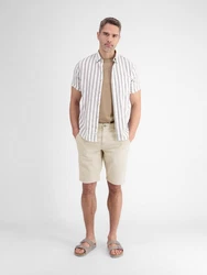 LERROS Bermuda in Strukturqualität Khaki/Beige