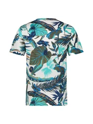 LERROS T-Shirt Hawaiian-Style Blau/Dunkelgrün/Grün