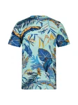 LERROS T-Shirt Hawaiian-Style Blau