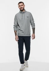 STREET ONE MEN Sweatshirt Grau/Hellgrau