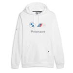 PUMA Kapuzenpullover BMW MMS Fleece Hoodie Weiß/Creme/Hellblau/Blau
