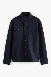 Next Hemdjacke aus Jersey Dunkelblau/Blau