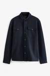 Next Hemdjacke aus Jersey Dunkelblau/Blau Next Hemdjacke aus Jersey Dunkelblau/Blau