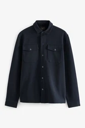 Next Hemdjacke aus Jersey Dunkelblau/Blau