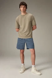 Next Docks-Shorts mit Stückfärbung (1-tlg) Blau/Grau/Hellblau