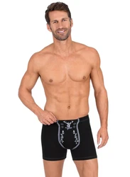 Trigema Boxer Pants mit Hirsch (1-St) schwarz