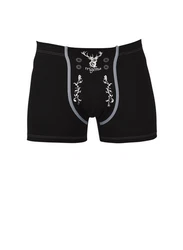 Trigema Boxer Pants mit Hirsch (1-St) schwarz