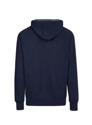 Trigema Kapuzensweatshirt aus Biobaumwolle blau/navy