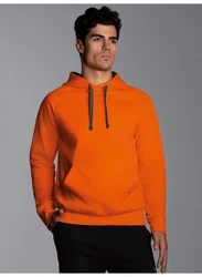 Trigema Kapuzensweatshirt aus Biobaumwolle orange