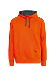 Trigema Kapuzensweatshirt aus Biobaumwolle orange