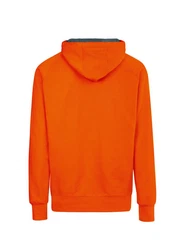 Trigema Kapuzensweatshirt aus Biobaumwolle orange