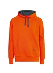 Trigema Kapuzensweatshirt aus Biobaumwolle orange