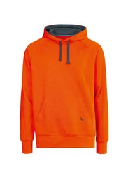 Trigema Kapuzensweatshirt aus Biobaumwolle orange