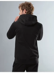 Trigema Kapuzensweatshirt aus Biobaumwolle schwarz