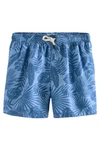 Next Badeshorts mit Print Blau/Hellblau