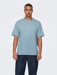 ONLY & SONS T-Shirt ONSFred (1-tlg) Blau/Hellblau/Grau