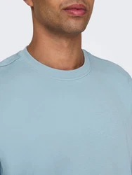 ONLY & SONS T-Shirt ONSFred (1-tlg) Blau/Hellblau/Grau
