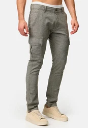 Indicode Cargohose INSafi Khaki/Dunkelgrün