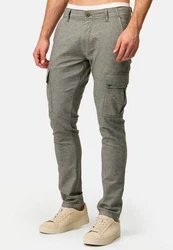 Indicode Cargohose INSafi Khaki/Dunkelgrün