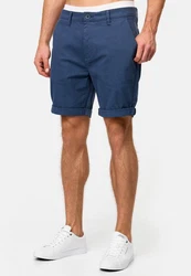 Indicode Chinoshorts INBuddy Dunkelblau/Blau/Hellblau