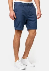 Indicode Chinoshorts INBuddy Dunkelblau/Blau/Hellblau