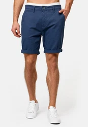Indicode Chinoshorts INBuddy Dunkelblau/Blau/Hellblau
