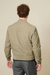 Next Bomberjacke Schlichte (1-St) Khaki/Dunkelgrün/Braun