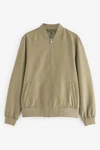 Next Bomberjacke Schlichte (1-St) Khaki/Dunkelgrün/Braun