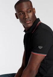 Bruno Banani Poloshirt Kurzarm Schwarz