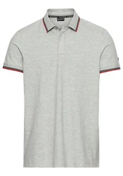 Bruno Banani Poloshirt Kurzarm Hellgrau/Grau