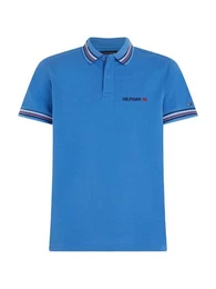 Poloshirt CONTRAST GLOBAL STRIPE REG POLO mit kontrastfarbenen Details