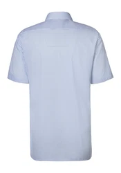 OLYMP Kurzarmhemd Luxor modern fit Hellblau/Blau/Dunkelblau