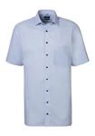 OLYMP Kurzarmhemd Luxor modern fit Hellblau/Blau/Dunkelblau
