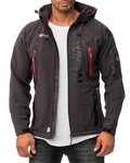 Geographical Norway Herren Softshelljacke Outdoor Jacke batechno dark grey