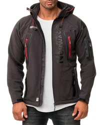 Geographical Norway Herren Softshelljacke Outdoor Jacke batechno dark grey