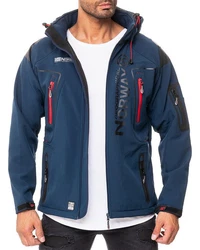 Geographical Norway Herren Softshelljacke Outdoor Jacke batechno navy
