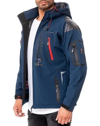 Geographical Norway Herren Softshelljacke Outdoor Jacke batechno navy