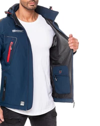 Geographical Norway Herren Softshelljacke Outdoor Jacke batechno navy