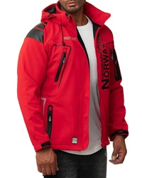 Geographical Norway Herren Softshelljacke Outdoor Jacke batechno rot