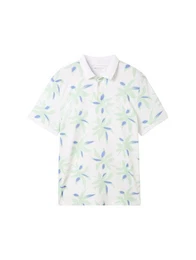 Poloshirt Poloshirt mit Allover-Print