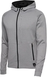 hummel Kapuzenpullover Hellgrau/Grau/Dunkelgrau