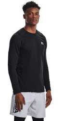 Under Armour Longsleeve ColdGear Fitted Crew schwarz/weiß