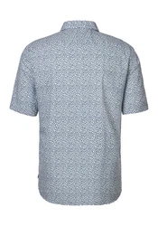 OLYMP Kurzarmhemd Casual Blau/Hellblau/Dunkelblau/Grau