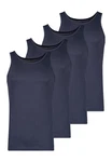 Skiny Unterhemd 4er Pack Basic 