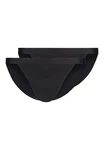 Skiny Slip Herren Tanga 2er Pack Schwarz/Braun