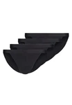 Skiny Slip 4er Pack Basic Schwarz