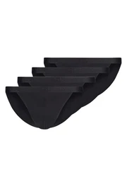 Slip 4er Pack Basic (Spar-Set, 4-St) Slip / Unterhose - Baumwolle - Ohne Eingriff - Atmungsaktiv