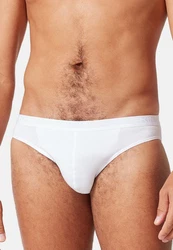 Skiny Slip Basic Cotton Rib Weiß/Creme